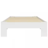 fehér tömör fenyőfa ágykeret 90 x 200 cm