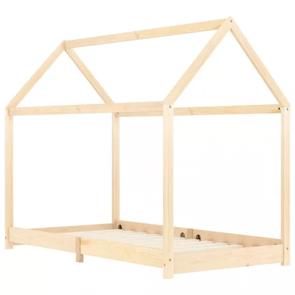 tömör fenyőfa gyerekágy-keret 90 x 200 cm