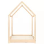 tömör fenyőfa gyerekágy-keret 90 x 200 cm