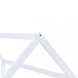 fehér tömör fenyőfa gyerekágy-keret 90 x 200 cm