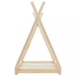 tömör fenyőfa gyerekágy-keret 70 x 140 cm