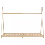 tömör fenyőfa gyerekágy-keret 80 x 160 cm