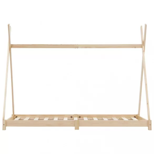 tömör fenyőfa gyerekágy-keret 80 x 160 cm