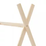 tömör fenyőfa gyerekágy-keret 80 x 160 cm