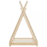 tömör fenyőfa gyerekágy-keret 90 x 200 cm