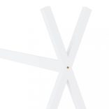 fehér tömör fenyőfa gyerekágy-keret 70 x 140 cm