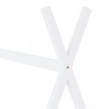 fehér tömör fenyőfa gyerekágy-keret 90 x 200 cm