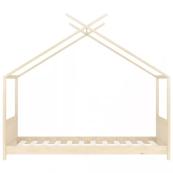 tömör fenyőfa gyerekágy-keret 70 x 140 cm