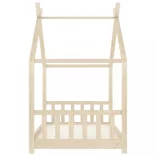 tömör fenyőfa gyerekágy-keret 70 x 140 cm