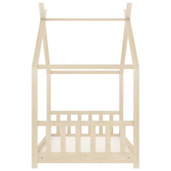 tömör fenyőfa gyerekágy-keret 70 x 140 cm