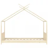 tömör fenyőfa gyerekágykeret 80 x 160 cm