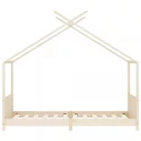 tömör fenyőfa gyerekágy-keret 90 x 200 cm