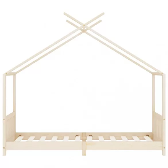 tömör fenyőfa gyerekágy-keret 90 x 200 cm