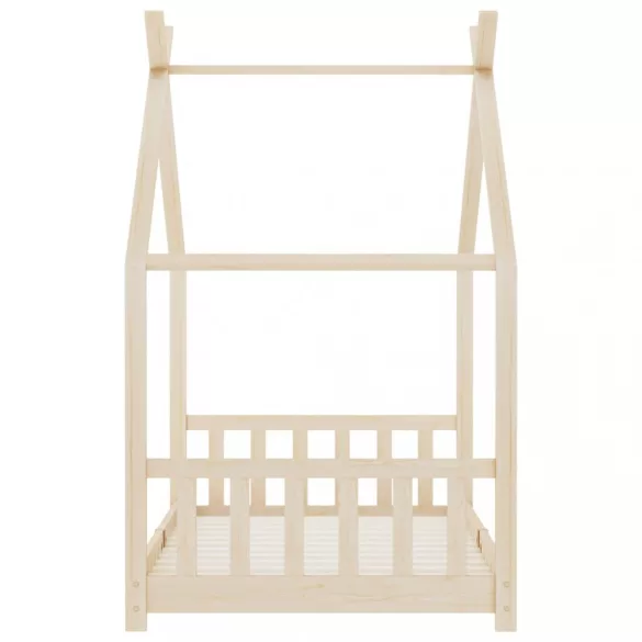 tömör fenyőfa gyerekágy-keret 90 x 200 cm