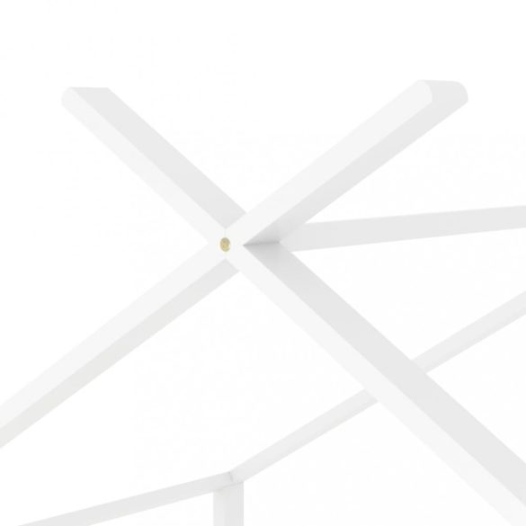 fehér tömör fenyőfa gyerekágy-keret 70 x 140 cm