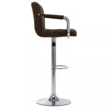 barna szövet bárszék