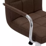 barna szövet bárszék