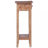 tömör mahagóni fa virágtartó állvány 30 x 30 x 75 cm