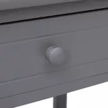 2 db szürke császárfa éjjeliszekrény 40 x 29 x 42 cm