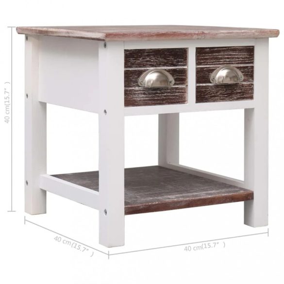 barna császárfa kisasztal 40 x 40 x 40 cm