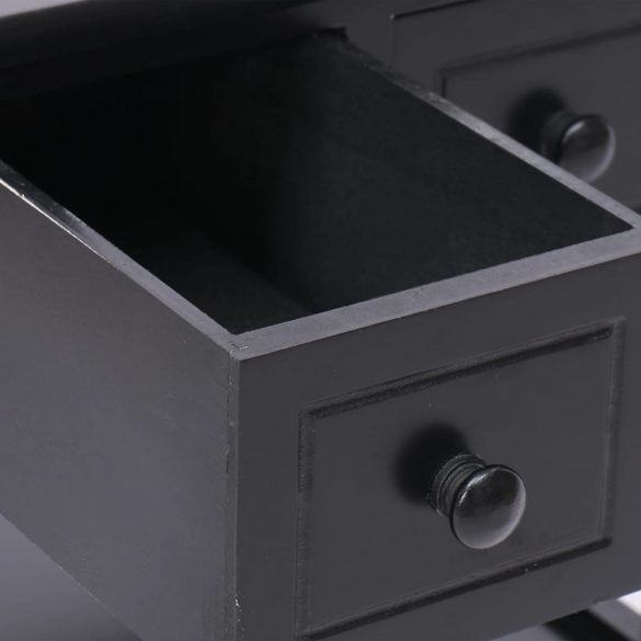 fekete császárfa kisasztal 40 x 40 x 40 cm