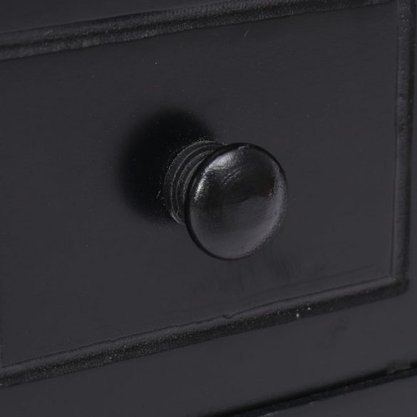 fekete császárfa kisasztal 40 x 40 x 40 cm