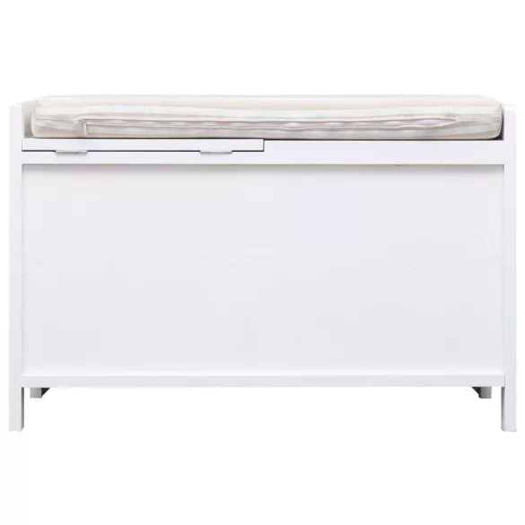 fehér császárfa előszobai pad 70 x 33,5 x 45 cm