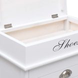 fehér császárfa cipőszekrény 50 x 28 x 58 cm