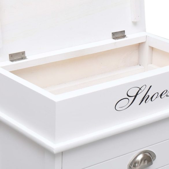 fehér császárfa cipőszekrény 50 x 28 x 58 cm