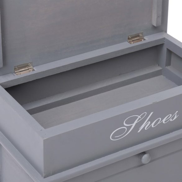 szürke császárfa cipőszekrény 50 x 28 x 58 cm