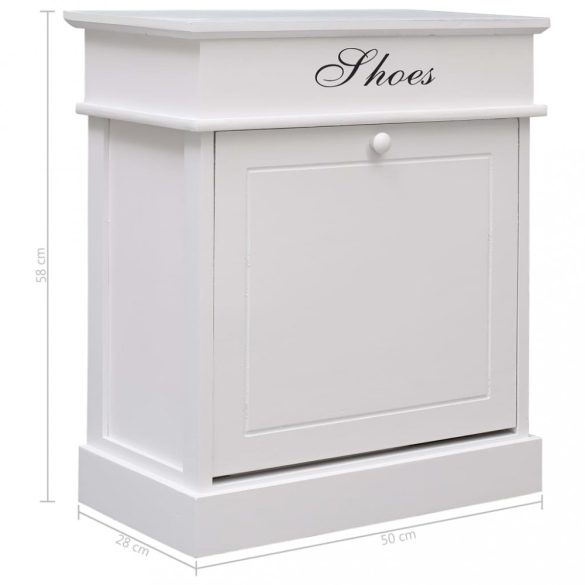 fehér császárfa cipőszekrény 50 x 28 x 58 cm