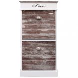 barna császárfa cipőszekrény 50 x 28 x 98 cm