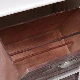 barna császárfa cipőszekrény 50 x 28 x 98 cm