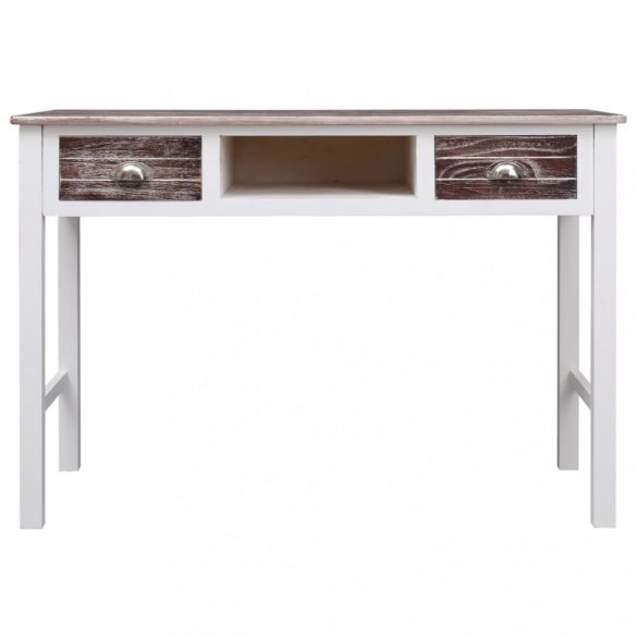 barna fa íróasztal 110 x 45 x 76 cm