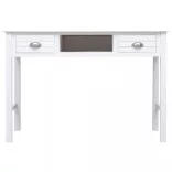 fehér fa íróasztal 110 x 45 x 76 cm
