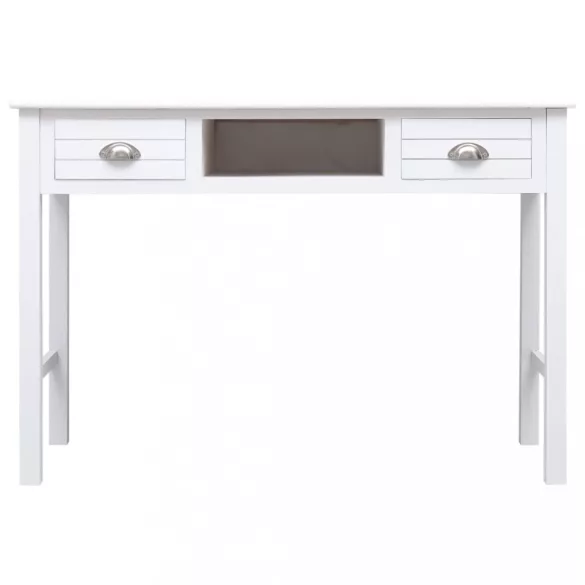 fehér fa íróasztal 110 x 45 x 76 cm
