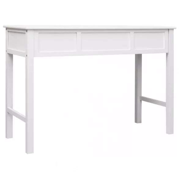 fehér fa íróasztal 110 x 45 x 76 cm