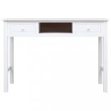 fehér fa íróasztal 110 x 45 x 76 cm