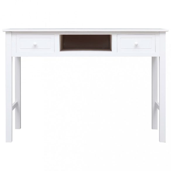 fehér fa íróasztal 110 x 45 x 76 cm