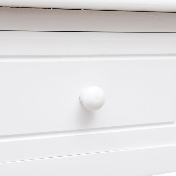 fehér fa íróasztal 110 x 45 x 76 cm