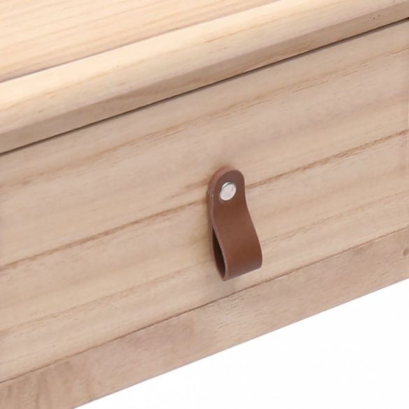 természetes színű fa íróasztal 110 x 45 x 76 cm