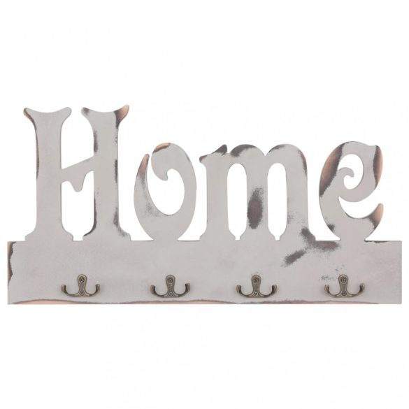 HOME" feliratú fali fogas 50 x 23 cm"