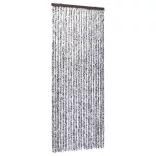 barna és bézs zsenília rovarfüggöny 90 x 220 cm