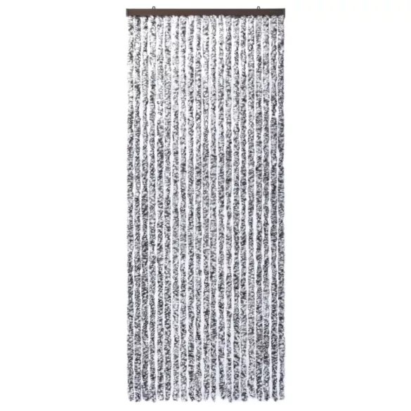 barna és bézs zsenília rovarfüggöny 90 x 220 cm