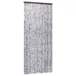 barna és bézs zsenília rovarfüggöny 100 x 220 cm