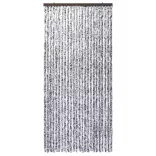 barna és bézs zsenília rovarfüggöny 100 x 220 cm
