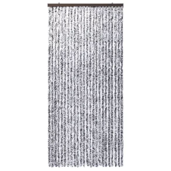 barna és bézs zsenília rovarfüggöny 100 x 220 cm