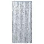 fehér és szürke zsenília rovarfüggöny 100 x 220 cm