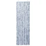 ezüstszínű zsenília rovarfüggöny 56 x 185 cm
