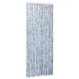 ezüstszínű zsenília rovarfüggöny 90 x 220 cm